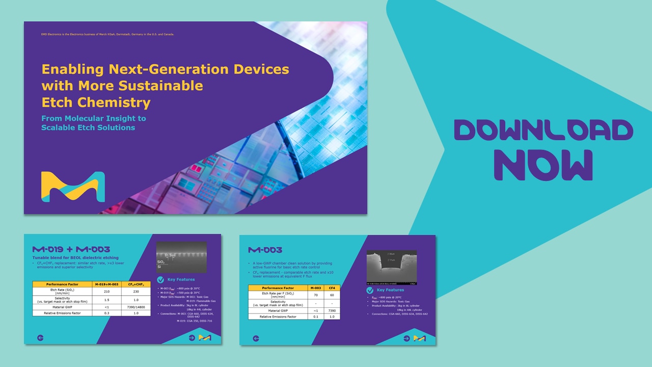 Enabling Next-Generation Devices with More Sustainable Etch Chemistry: From Molecular Insight to Scalable Etch Solutions
