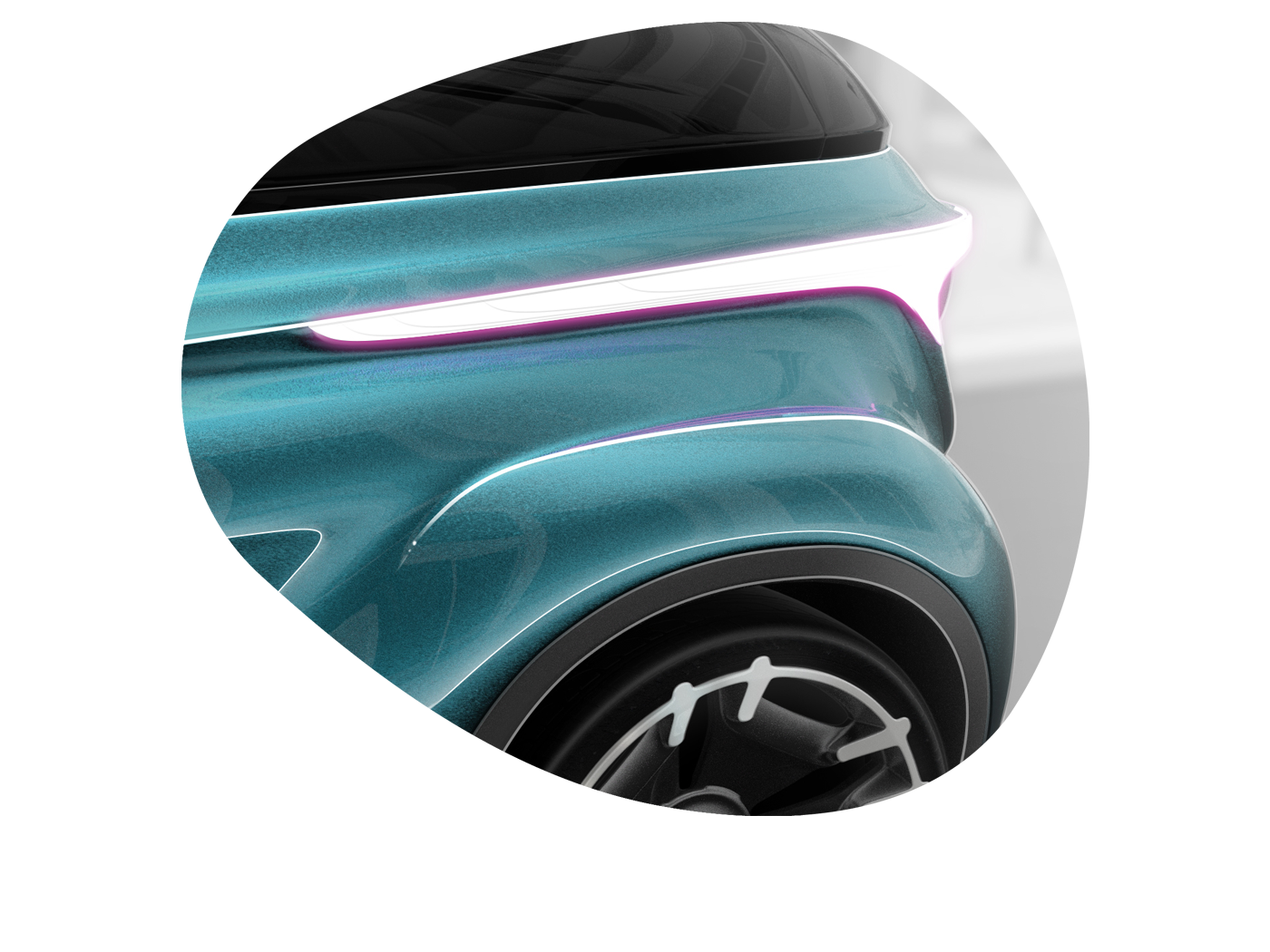 effect pigments for transportation