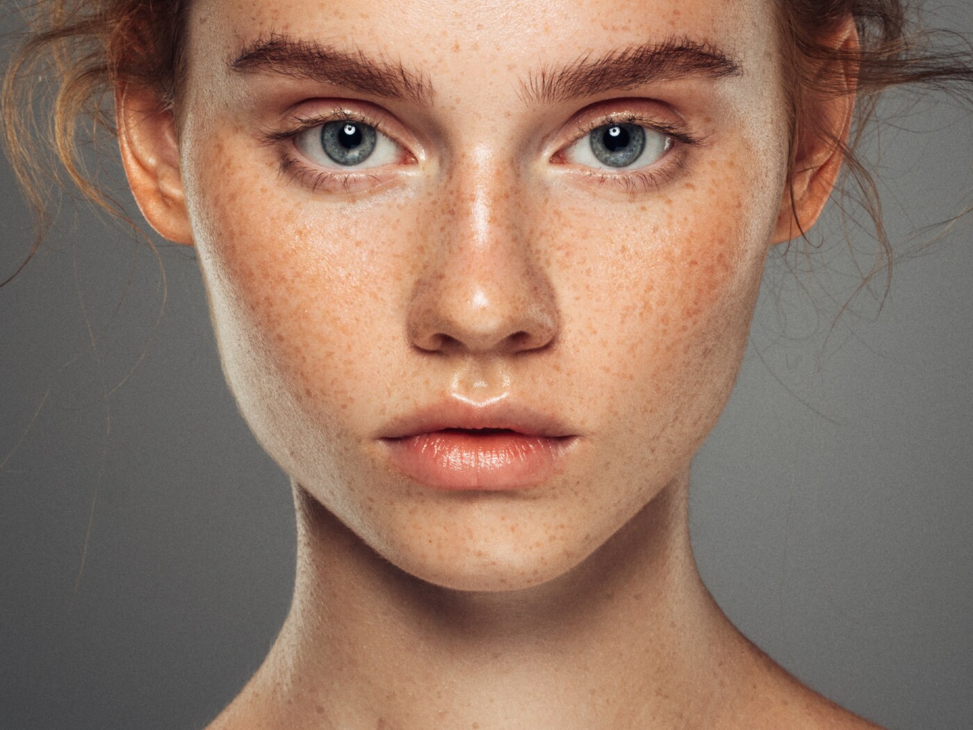 Man and woman with beautiful skin