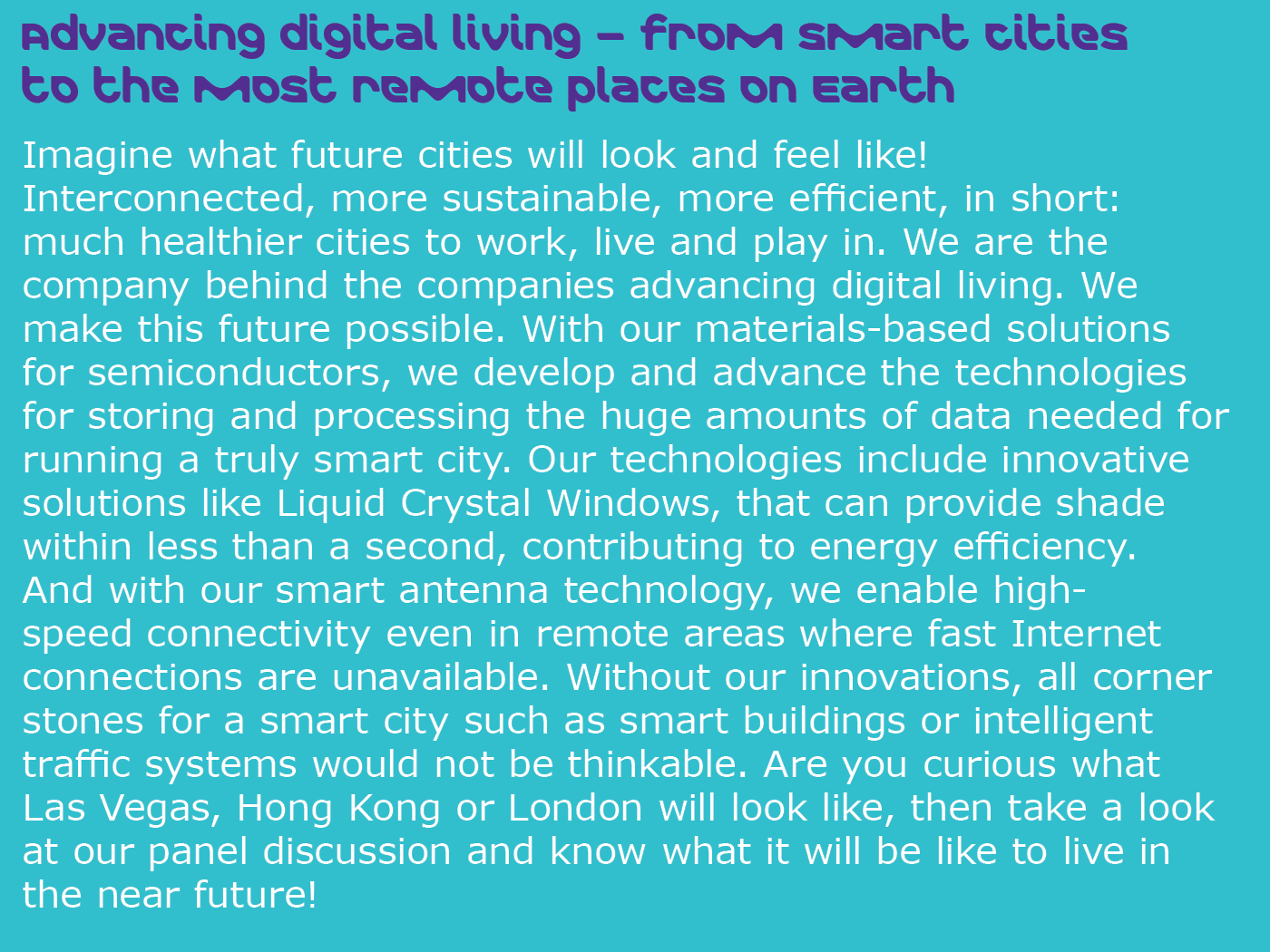 advancing digital living
