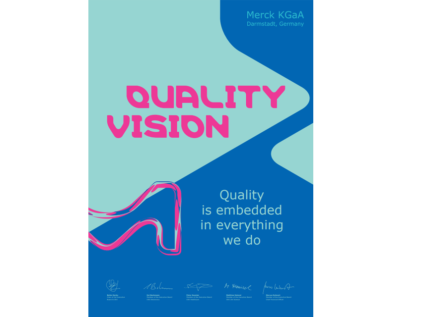 Quality vision poster