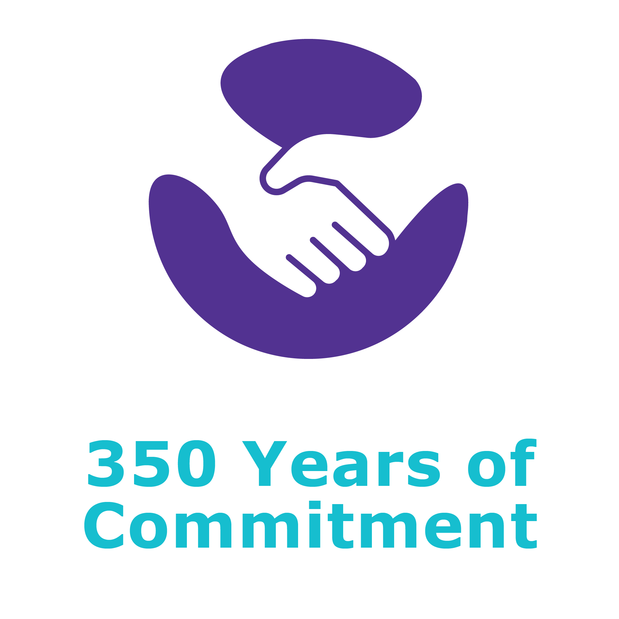 350 Years of commitment Icon
