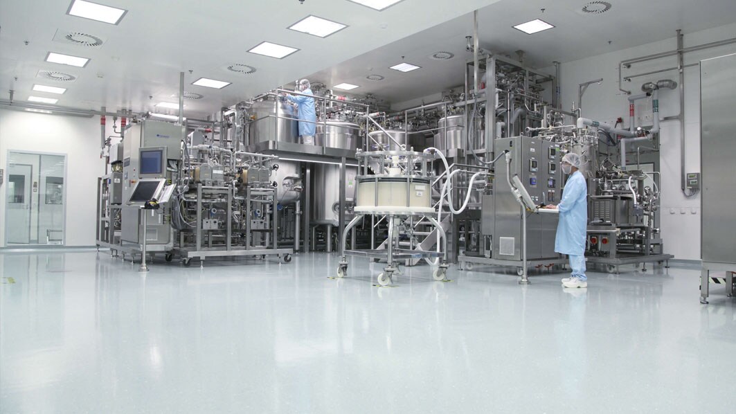 Large scale downstream Area, Merck Serono in Vevey, Switzerland