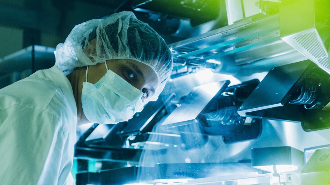 Optical inspection machine in Darmstadt, Germany