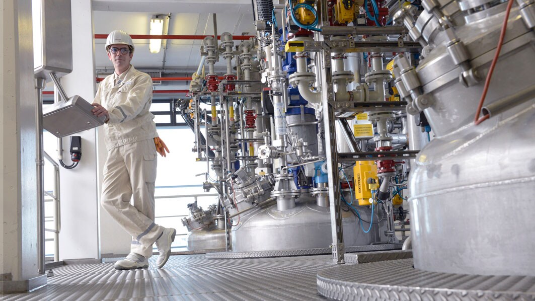 Liquid crystal production in Darmstadt, Germany