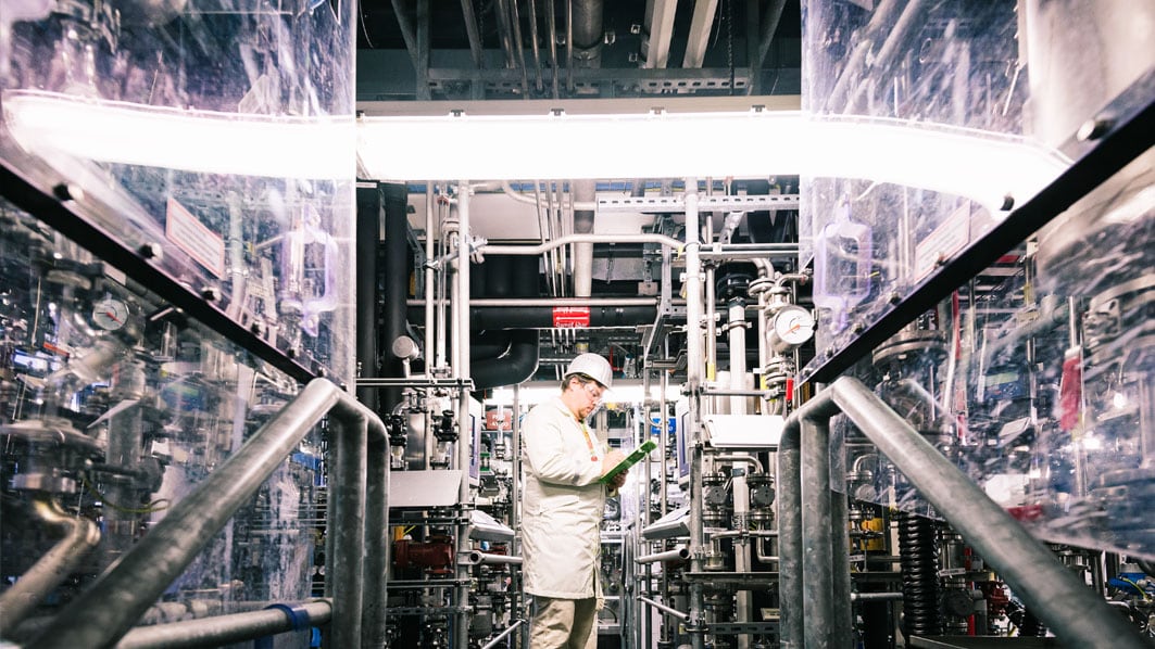 Monitoring the production in Darmstadt, Germany