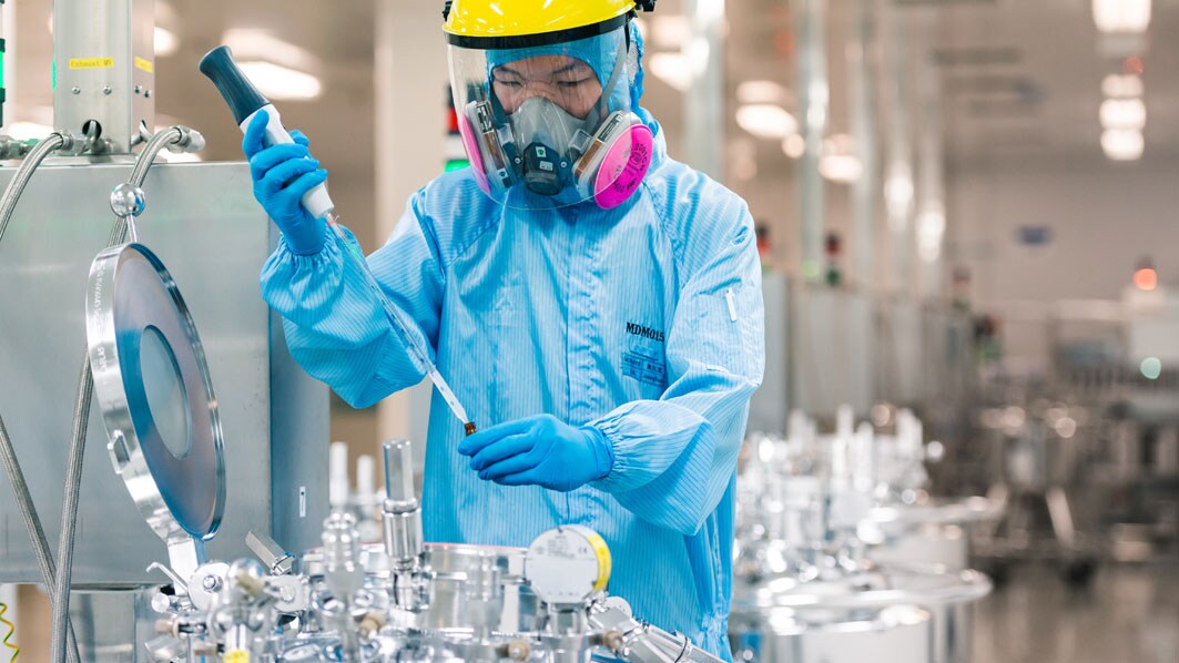 Liquid crystals production in Shanghai, China