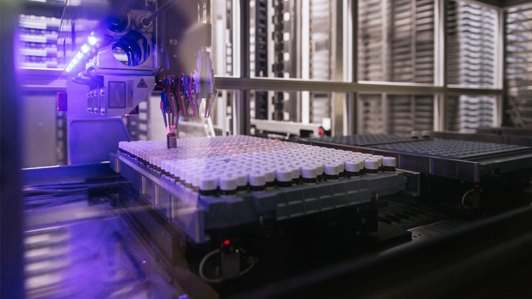 Vial store for Merck solid compound collection in Darmstadt, Germany (capacity 1.7 million, 0.85 million stored)