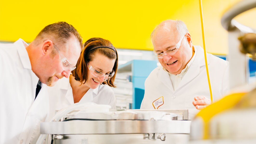 M lab at Burlington site, USA. M Lab concept features a simulated manufacturing environment that fosters hands-on training and complete end-to-end process development support.
