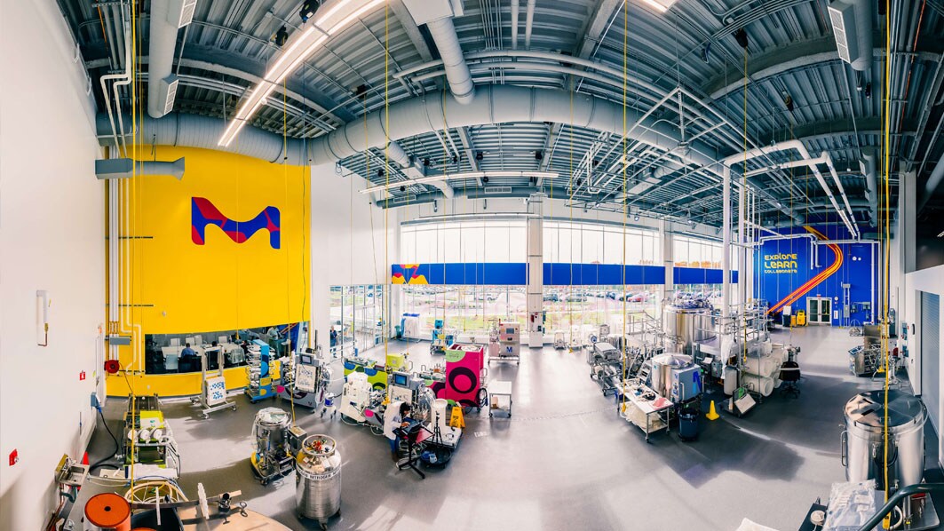 M lab at Burlington site, USA. M Lab concept features a simulated manufacturing environment that fosters hands-on training and complete end-to-end process development support.