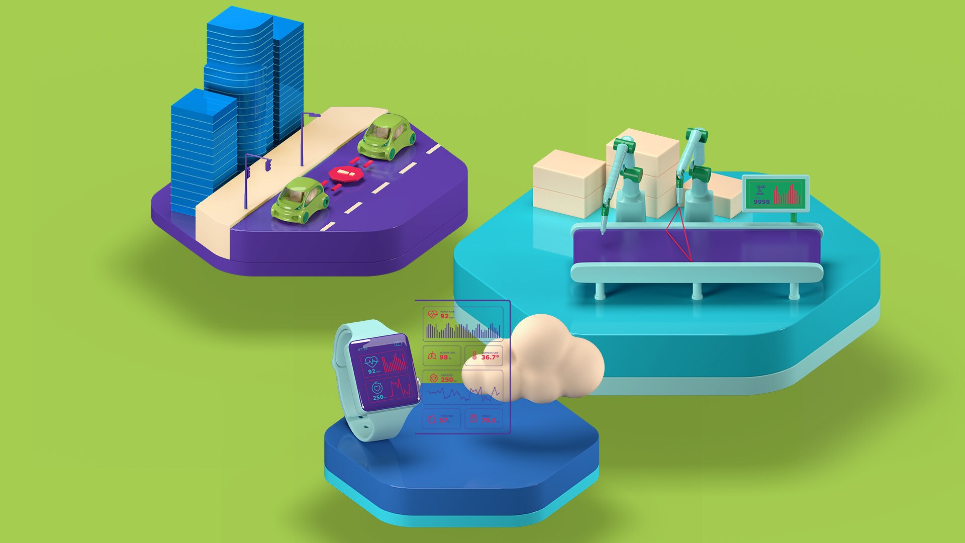 Smarter, connected world visual