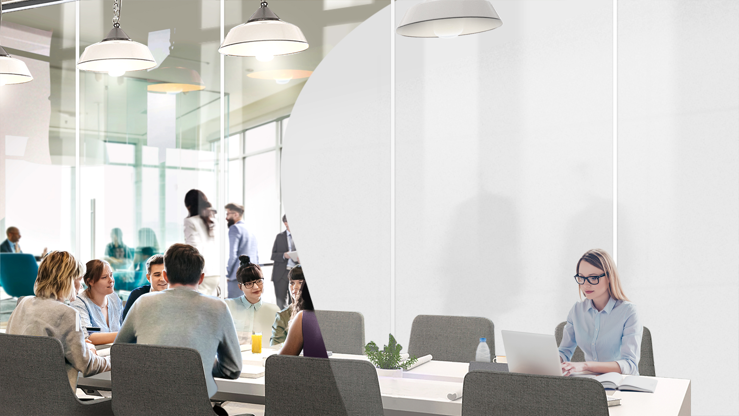 insivible privacy glazing on demand