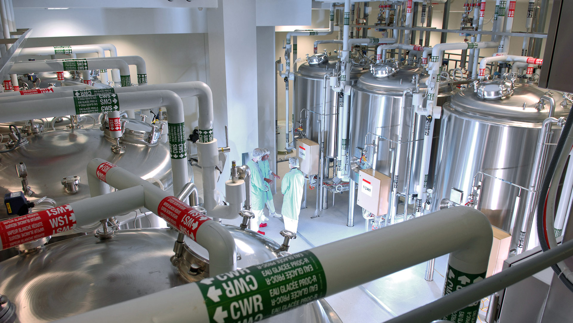 The Clarisolve® depth filter makes the production of biopharmaceutical products more efficient – for example, here at the company’s facilities in Cosier-sur-Vevey, Switzerland.