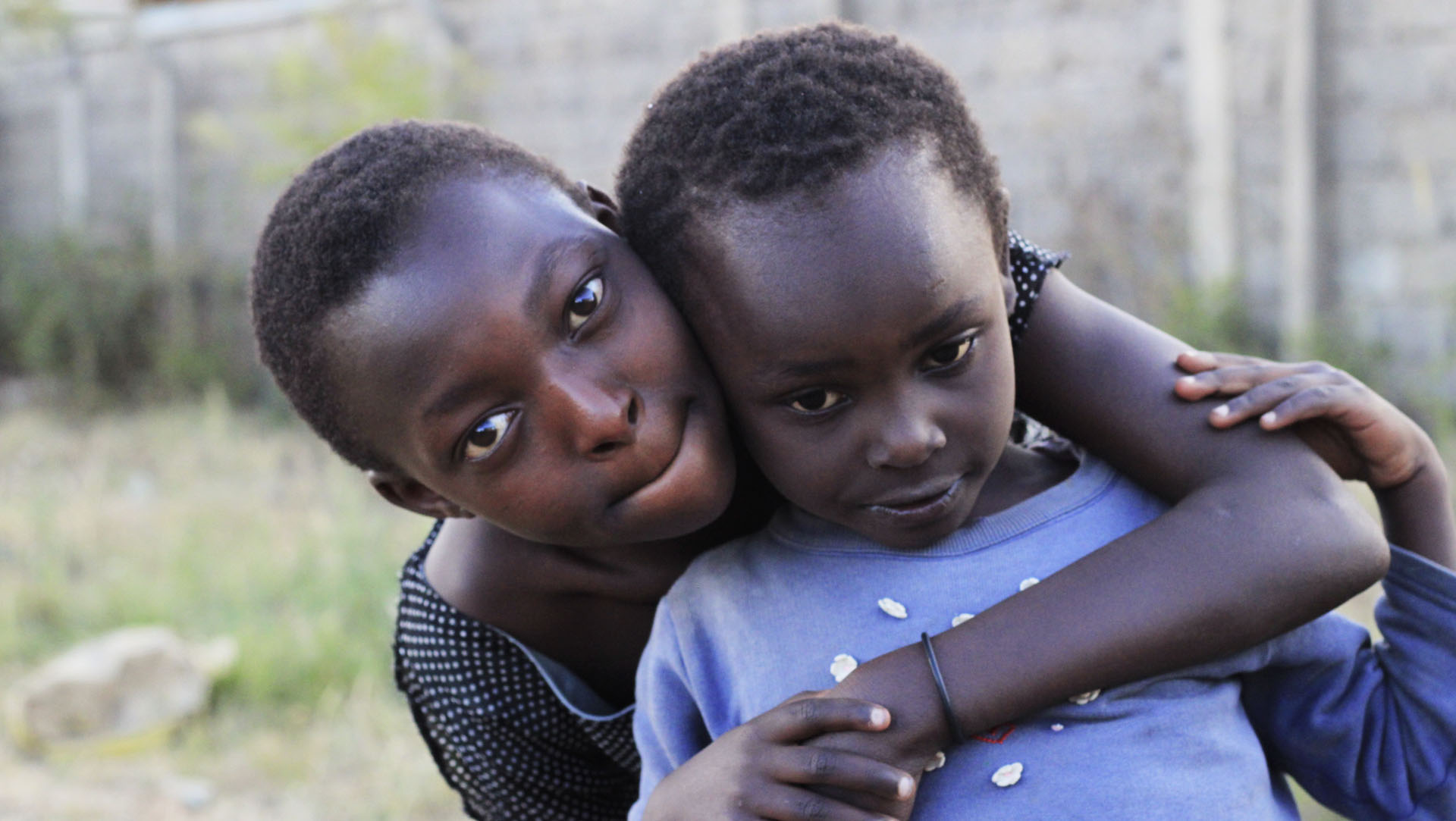 The girls from Pangani Lutheran Children’s Center enjoy their new playground. 