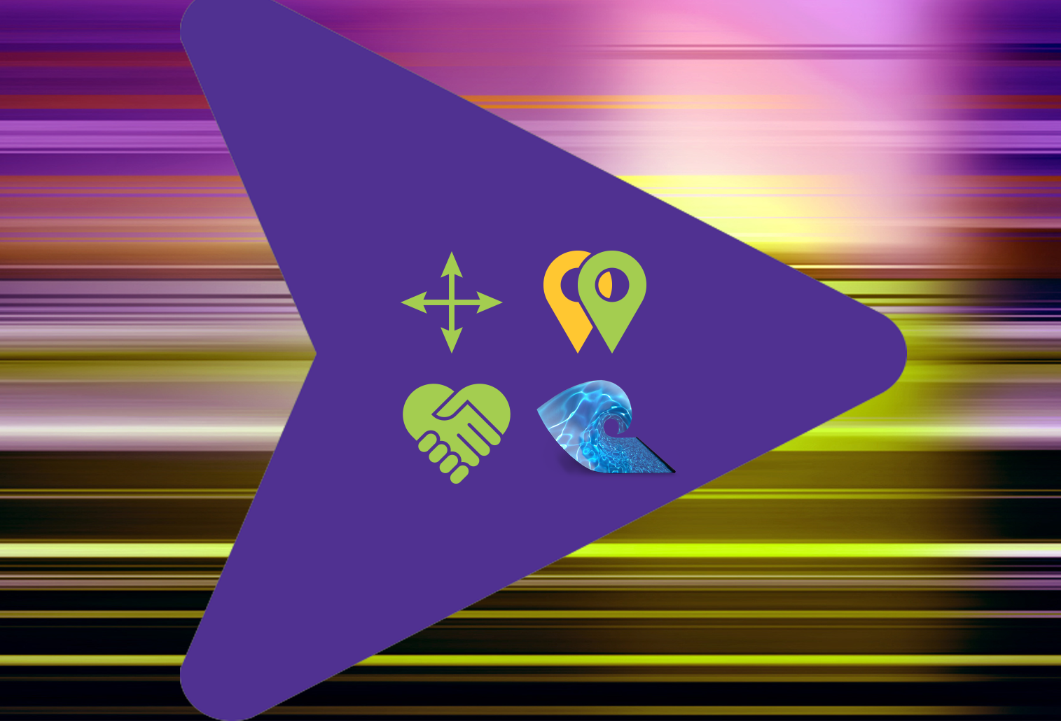 Display accelerating symbol