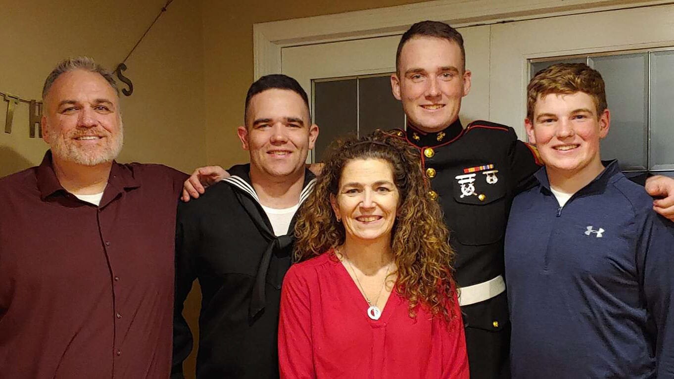 Donna O'Leary with Family